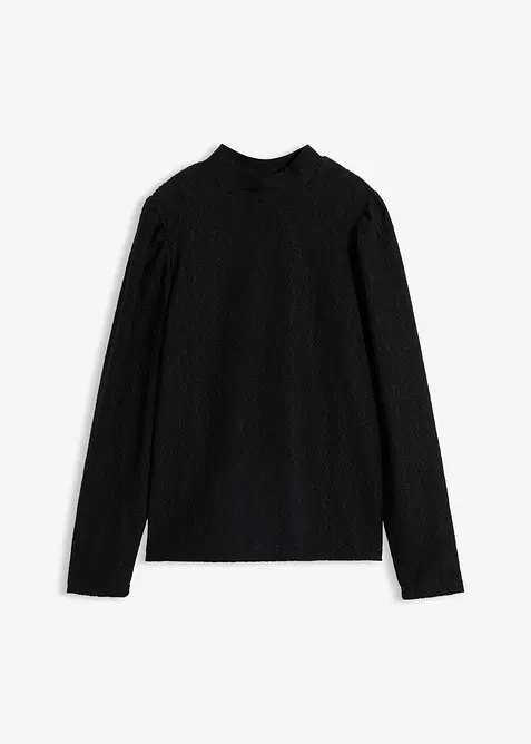 Maglia con maniche a sbuffo, bonprix