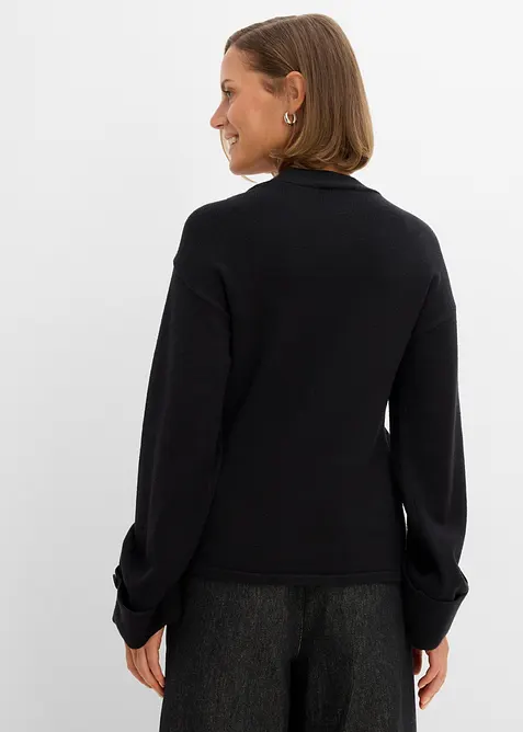 Cardigan sfiancato in misto viscosa, bonprix