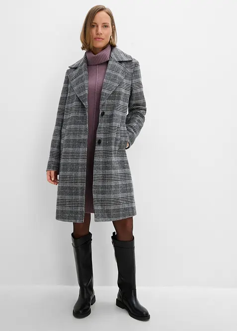 Cappotto da mezza stagione in simil lana, bonprix