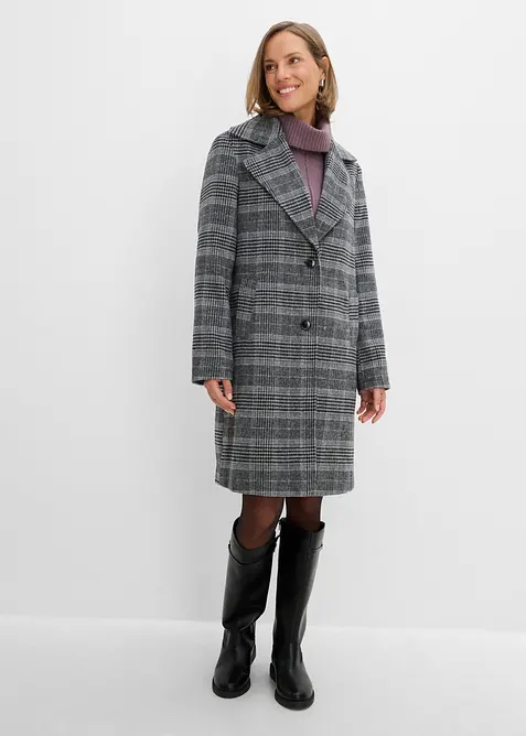 Cappotto da mezza stagione in simil lana, bonprix