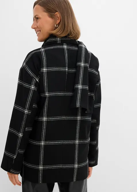 Giacca da mezza stagione con sciarpa integrata rimovibile, bonprix