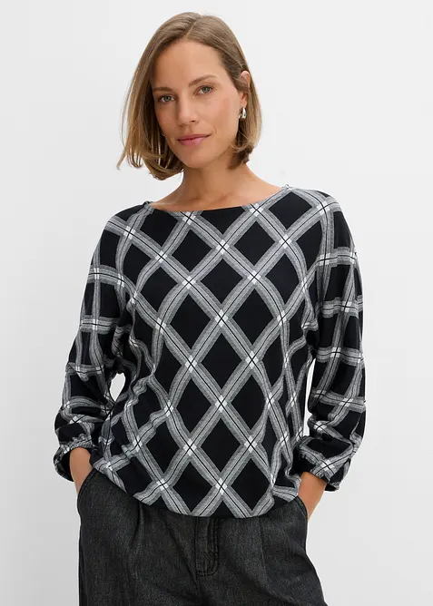 Maglione in misto viscosa fine, bonprix