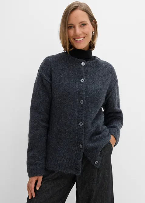 Cardigan con percentuale di lana, bonprix