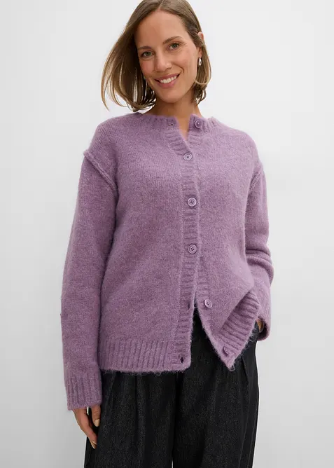 Cardigan con percentuale di lana, bonprix