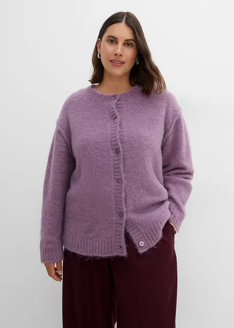 Cardigan con percentuale di lana, bonprix