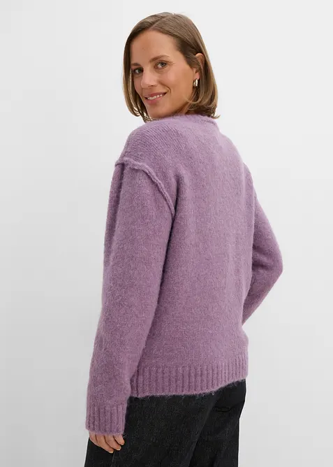 Cardigan con percentuale di lana, bonprix