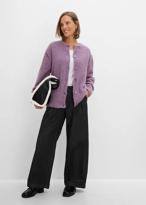 Cardigan con percentuale di lana, bonprix