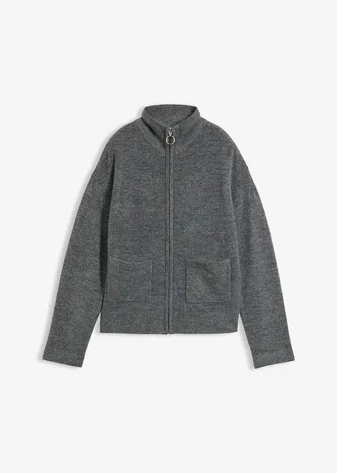Cardigan con cerniera, bonprix