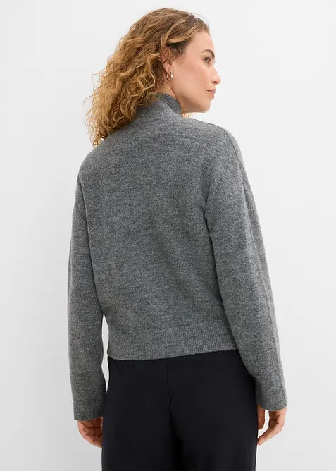 Cardigan con cerniera, bonprix