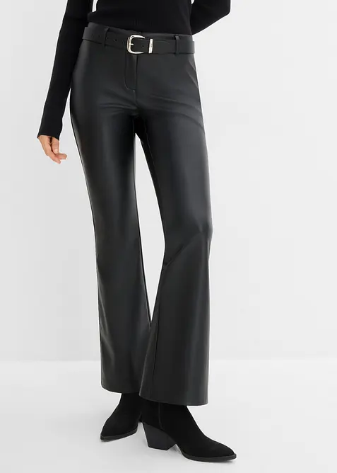 Pantaloni in similpelle, bonprix