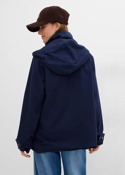 Giacca lunga 3 in 1 idrorepellente con gilet, bonprix