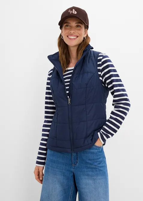 Giacca lunga 3 in 1 idrorepellente con gilet, bonprix