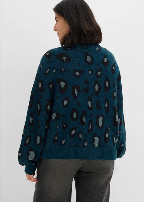 Cardigan con motivo jacquard, bonprix