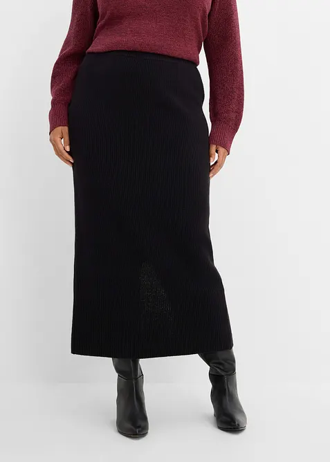 Gonna in maglia di puro cotone, bonprix