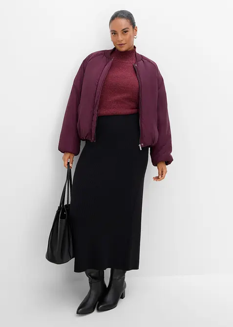 Gonna in maglia di puro cotone, bonprix