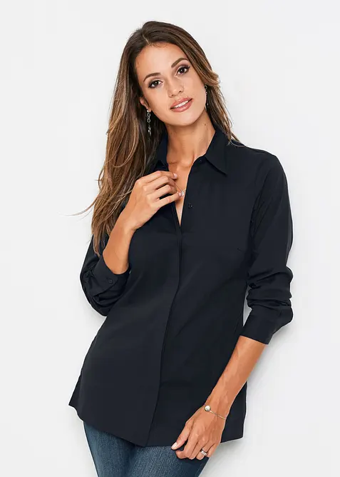 Camicetta elasticizzata lunga, bonprix