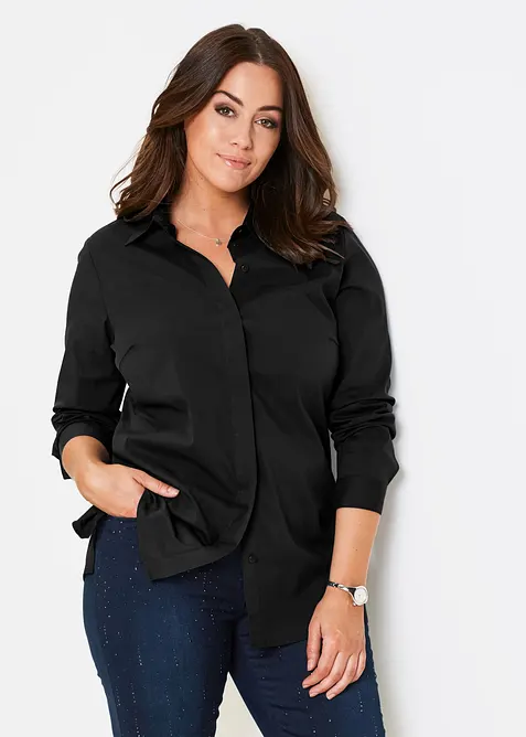 Camicetta elasticizzata lunga, bonprix