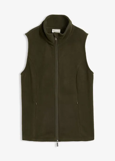 Gilet in pile con tasche, bonprix