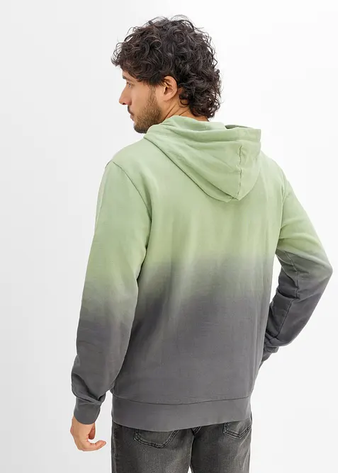 Felpa con cappuccio in puro cotone biologico, bonprix