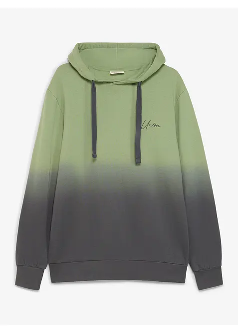 Felpa con cappuccio in puro cotone biologico, bonprix