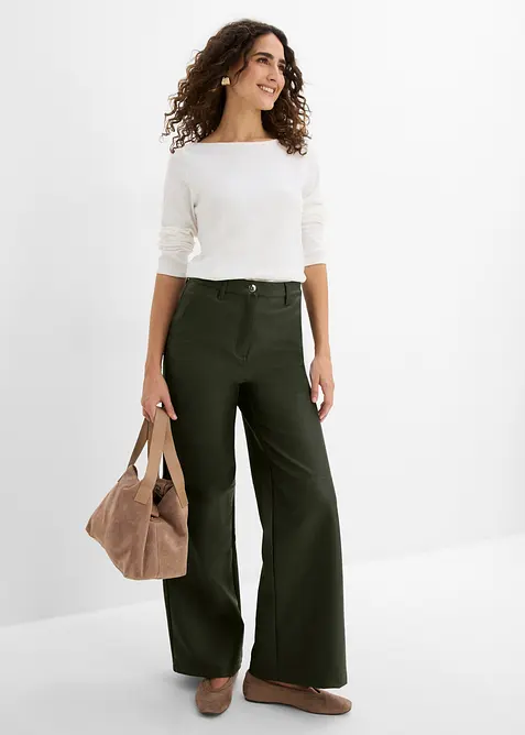 Pantaloni in similpelle, bonprix