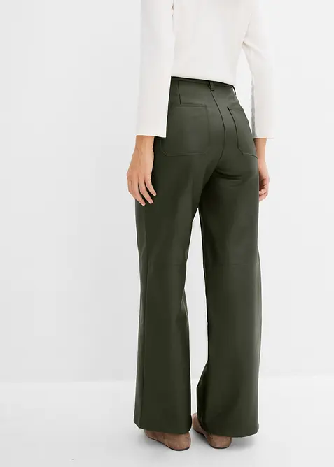 Pantaloni in similpelle, bonprix