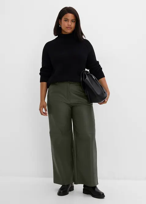 Pantaloni in similpelle, bonprix