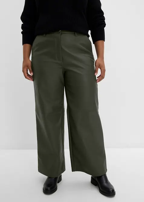 Pantaloni in similpelle, bonprix