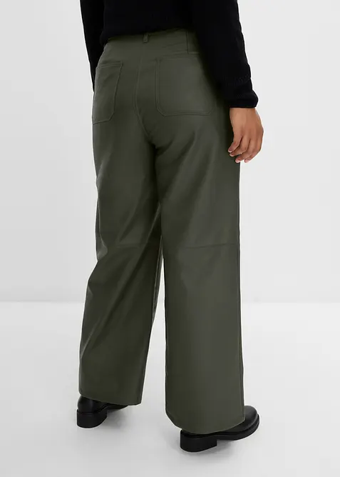 Pantaloni in similpelle, bonprix