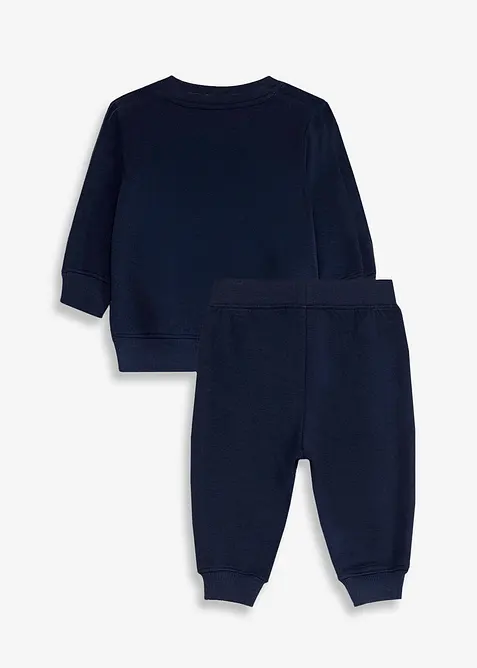 Felpa e pantaloni in puro cotone biologico (set 2 pezzi), bonprix