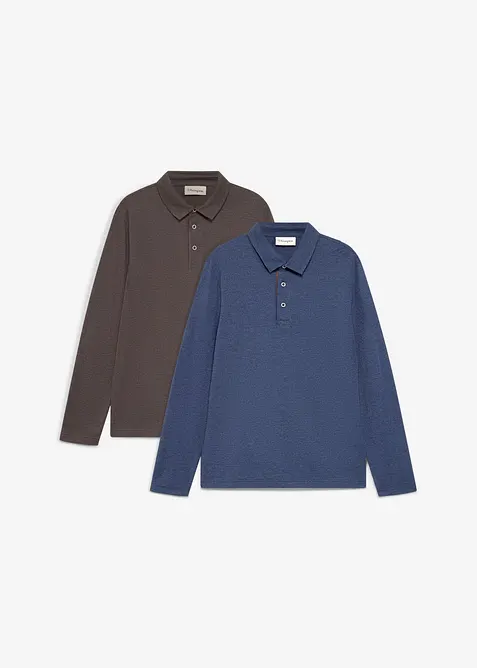 Polo in piquet di puro cotone (pacco da 2), bonprix