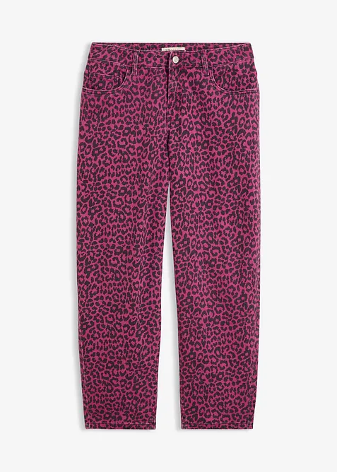 Pantaloni barrel in misto cotone, bonprix