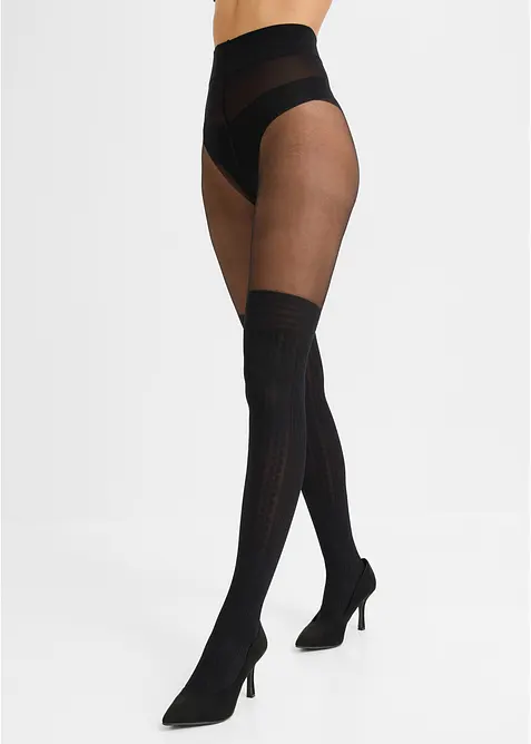 Collant effetto parigina 40 den, bonprix
