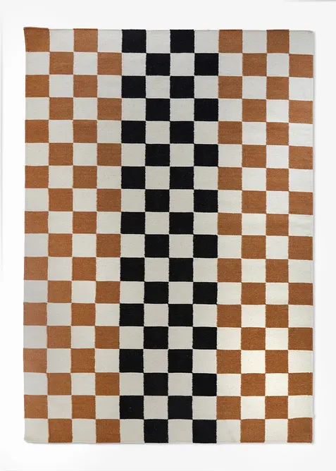 Tappeto kilim con motivo a quadri, bonprix