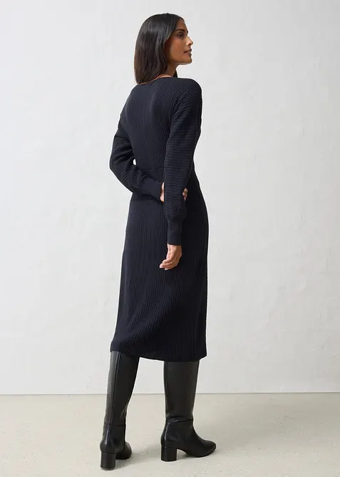 Abito in maglia di misto lana morbido, bonprix