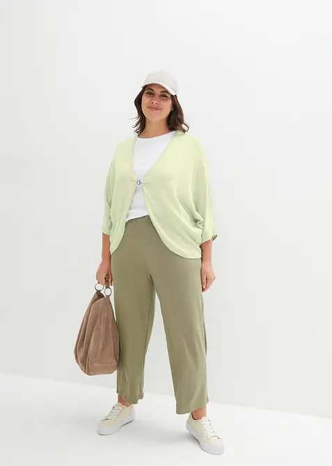 Cardigan in filato fine di puro cotone, bonprix