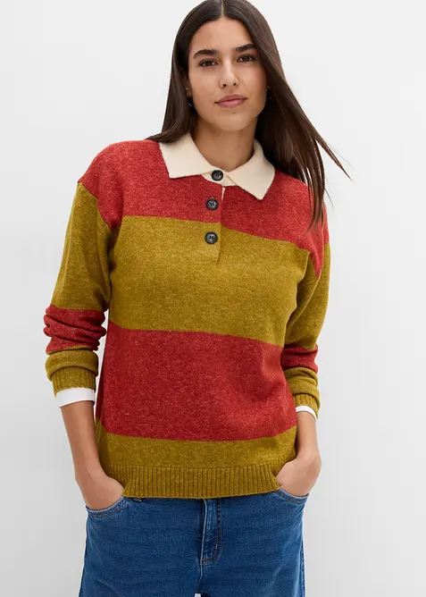Maglione con percentuale di lana, bonprix