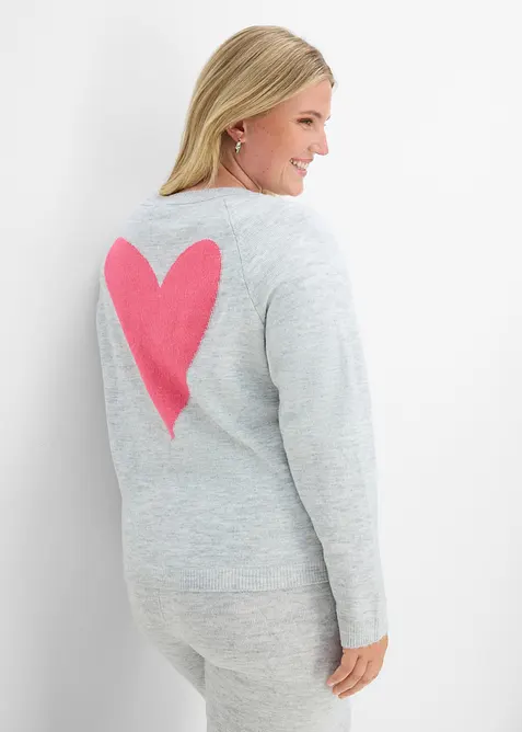 Maglione ampio in filato fine, bonprix