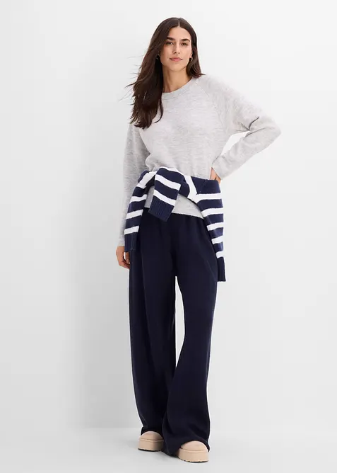 Maglione ampio in filato fine, bonprix