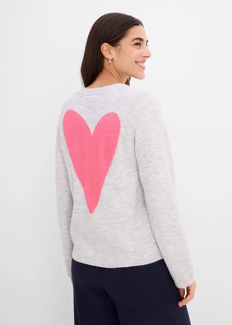 Maglione ampio in filato fine, bonprix