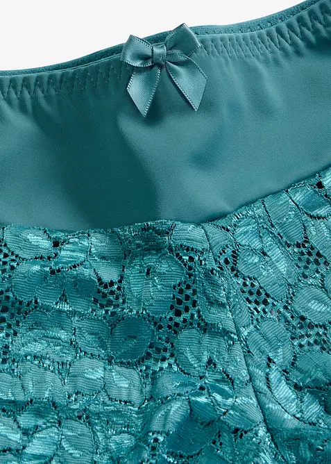 Culotte a vita alta con pizzo, bonprix