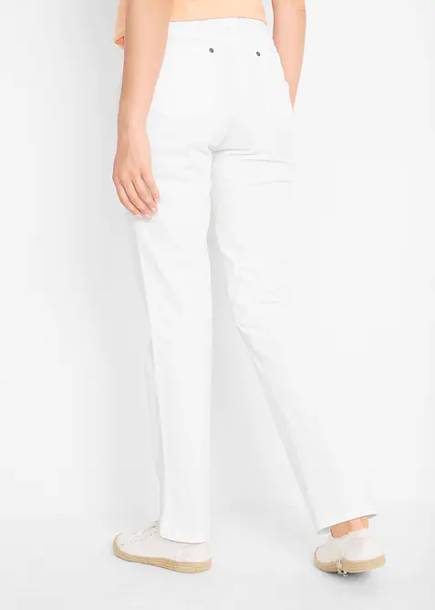 Treggings in twill di misto cotone elasticizzato, bonprix
