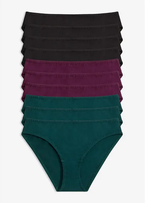 Slip con morbido cotone (pacco da 10), bonprix