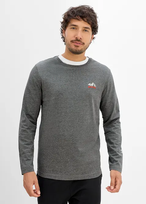 Maglia a maniche lunghe in puro cotone biologico, bonprix