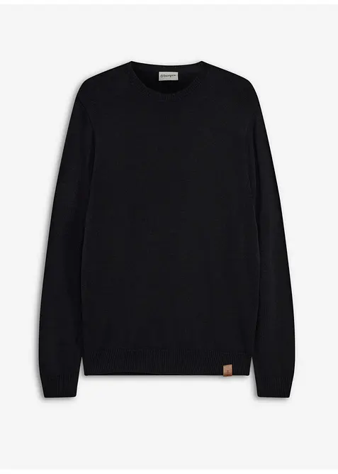 Maglione a filato fine con cotone, bonprix