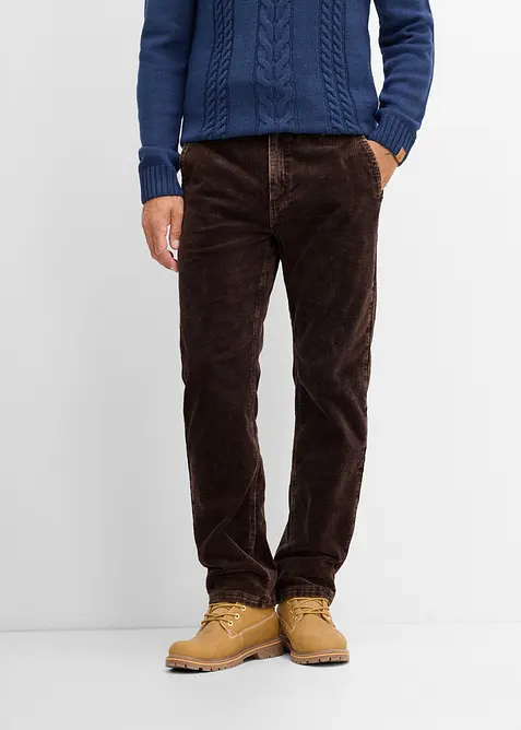 Pantaloni di velluto a coste classic fit, straight, bonprix
