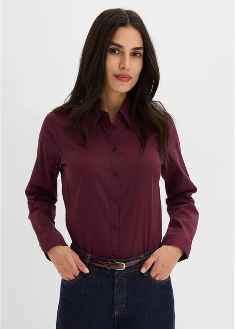 Camicia in popeline robusto, bonprix