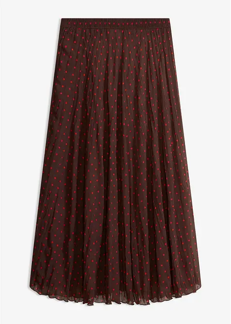 Gonna in chiffon con effetto stropicciato, bonprix