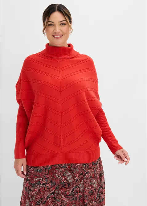 Maglione a collo alto, bonprix