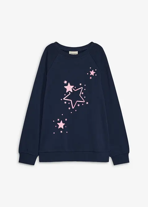 Felpa in puro cotone, bonprix